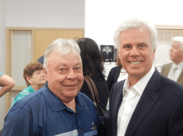 Senator James Beach with George Norcross, right.
