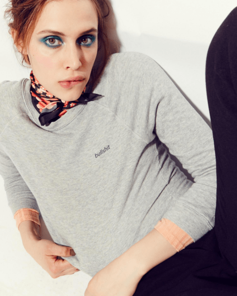 One of the brand's sweatshirt styles