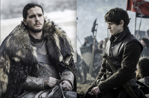 Jon Snow and Ramsay Bolton.