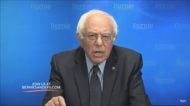 Sen. Bernie Sanders speaking tonight.