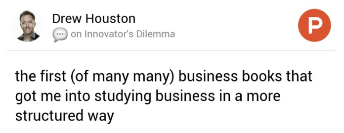 Drew Houston on Product Hunt