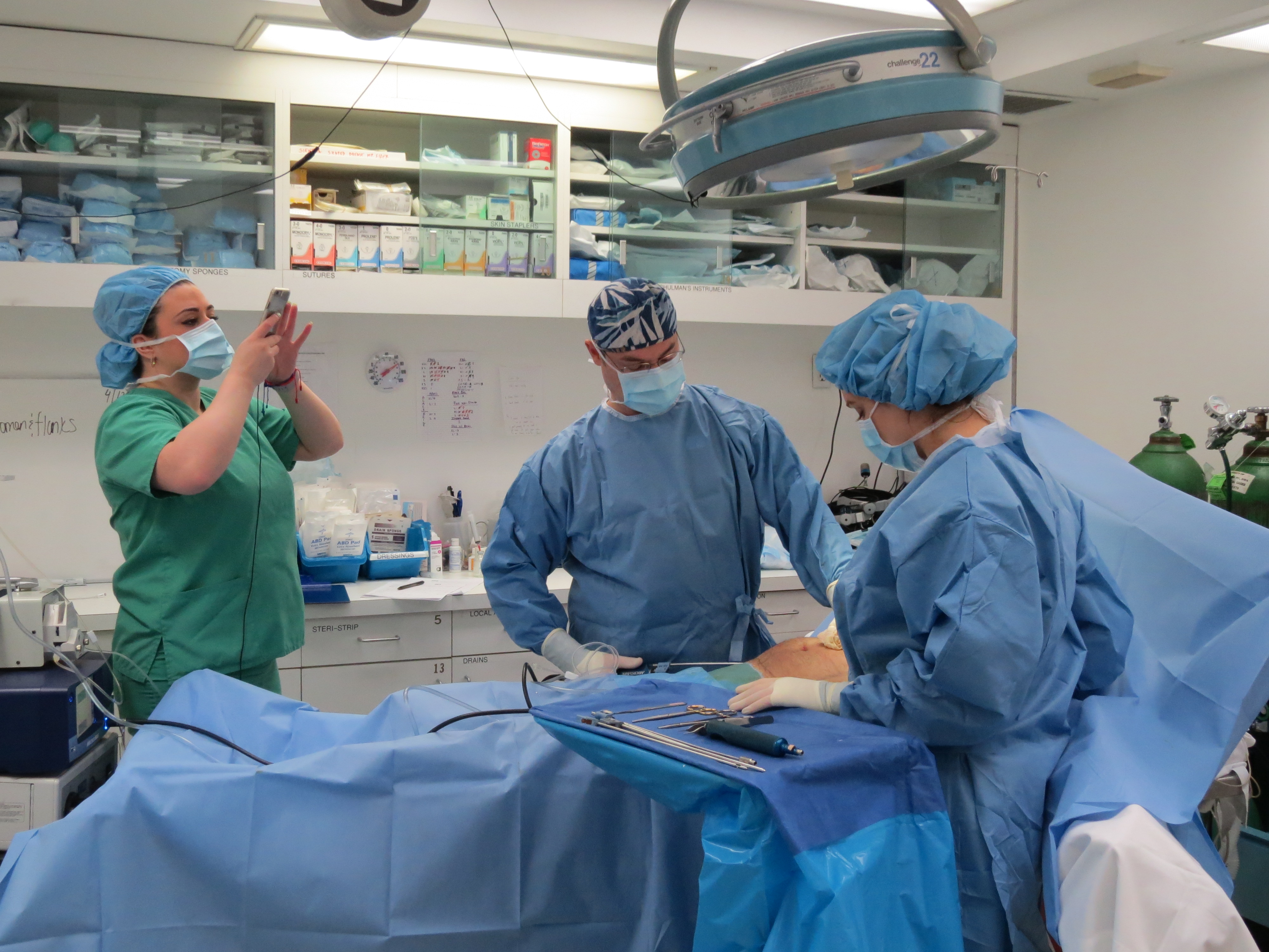A Snapchat surgery.