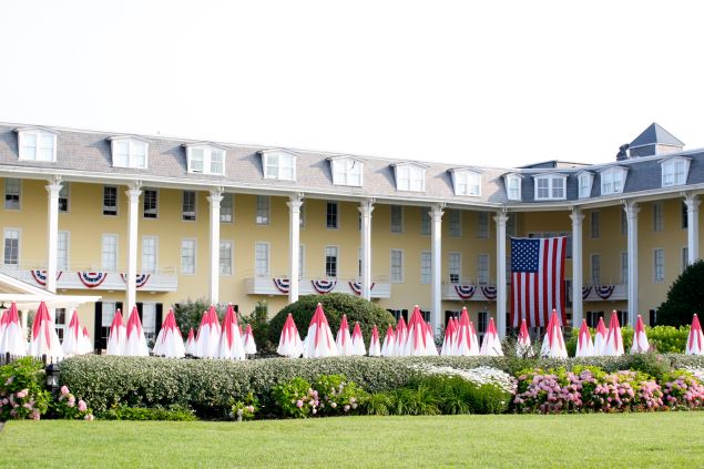 The Gathering Spot: Celebrating its 200th birthday this year, iconic Congress Hall is once again the grandest dame on the beach. Four presidents have summered in the massive resort; its wide beach, broad verandas, and sweeping lawn have starred in thousands of wedding albums.