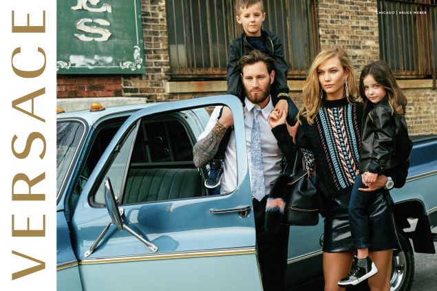 Karlie Kloss and her Versace family