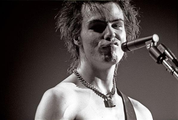 This is not the photo of Sid Vicious under discussion. That one is protected by copyright.