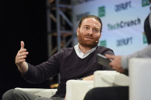 NEW YORK, NY - MAY 10: Founder and CEO of Vrse Chris Milk speaks onstage during TechCrunch Disrupt NY 2016 at Brooklyn Cruise Terminal on May 10, 2016 in New York City.