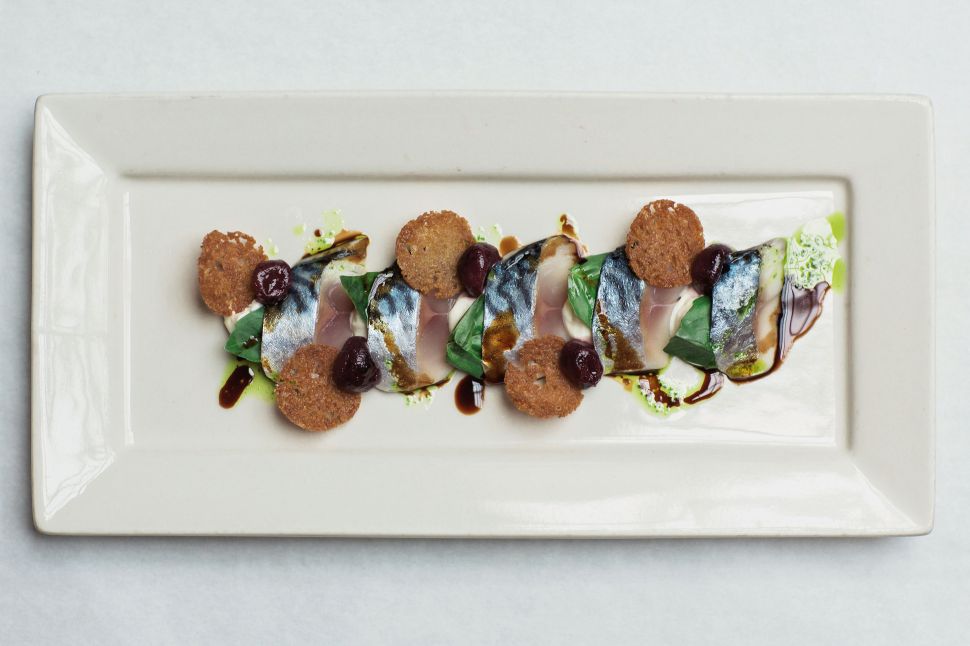 Konbu cured Mackerel