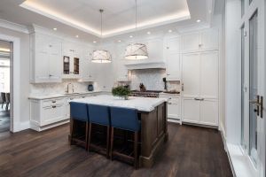 Custom kitchen, of course.