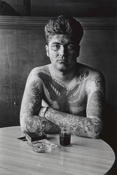 'Jack Dracula at a bar, New London, Conn. 1961'