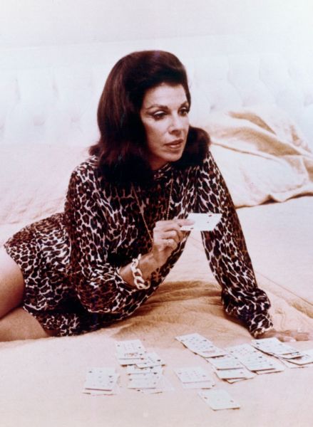 A portrait of the author, Jacqueline Susann, taken from her husband Irving Mansfield's book.