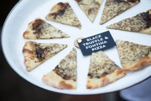The truffle pizza is a stable at the Mark Hotel.