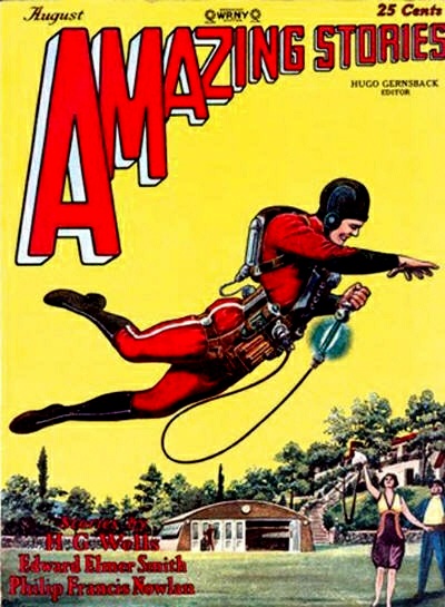 The comic that Buck Rogers first appeared in (pictured is The Skylark of Space).