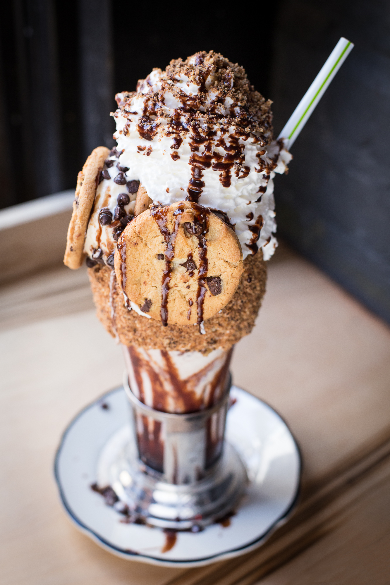 An epic Black Tap milkshake.