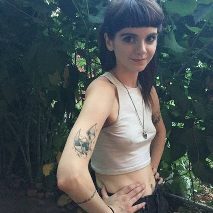 Ivy St. Ive and her Gulbat tattoo. 