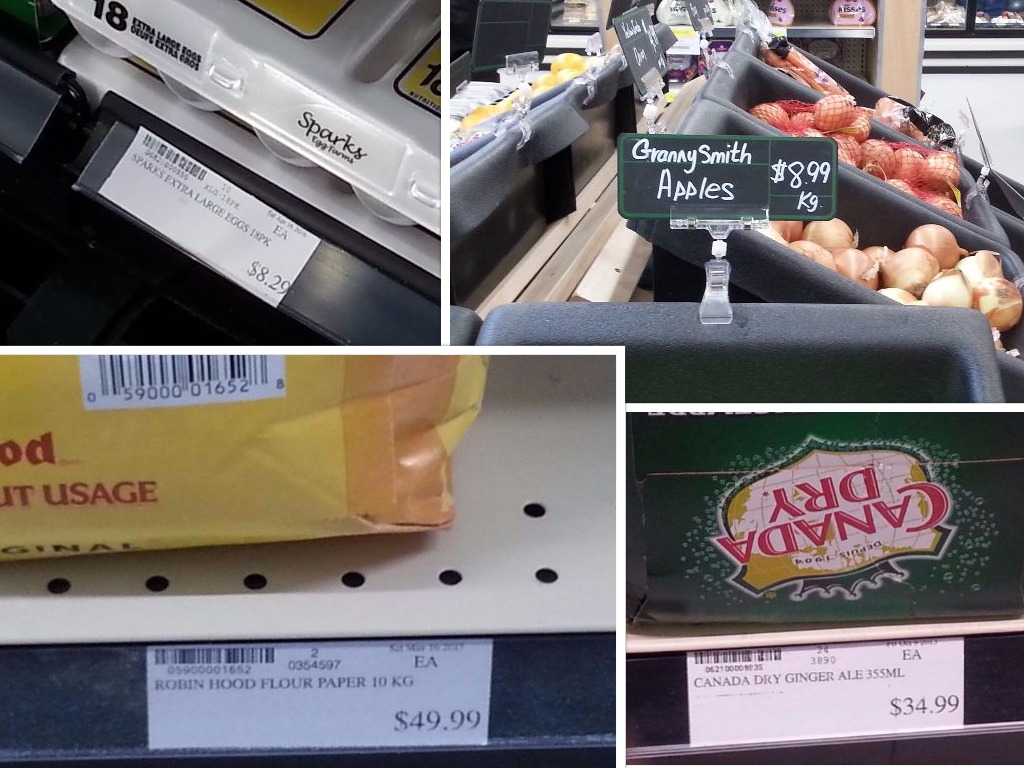 Everything in the store is expensive.