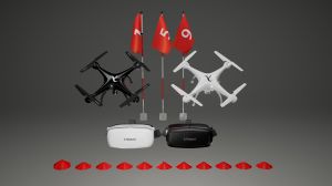 Autonomous's drone racing kit package. No controllers!