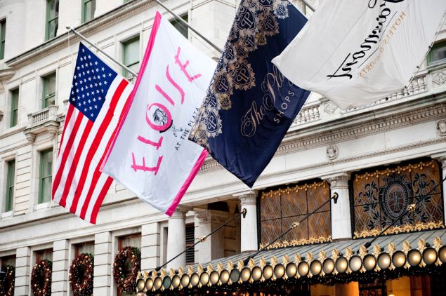 A flag for the most famous fictional resident of the Plaza.