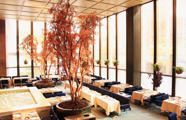 The Pool Room at the Four Seasons