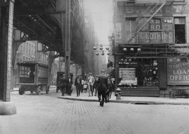 New York City's East Side in the 1925. 