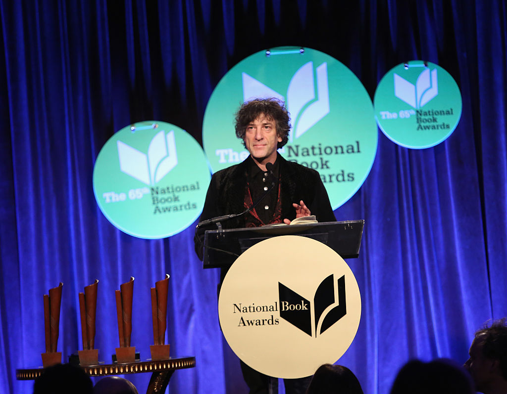 Neil Gaiman at the National Book Awards