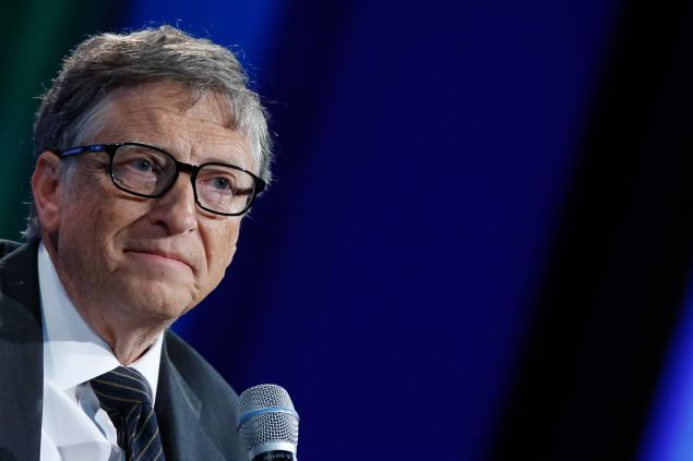 NEW YORK, NY - SEPTEMBER 27: Bill Gates attends the Plenary Session: Investing in Prevention and Resilient Health Systems during the second day of the 2015 Clinton Global Initiative's Annual Meeting at the Sheraton New York Hotel & Towers on September 27, 2015 in New York City.