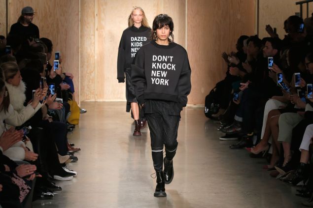 Last season's DKNY show
