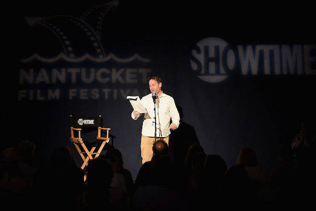 Mike Birbiglia, at a storytelling event.
