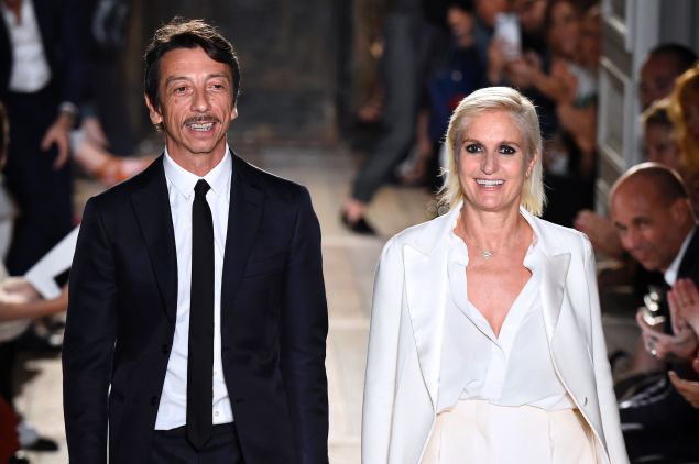 Maria Grazia Chiuri and Pier Paolo Piccioli