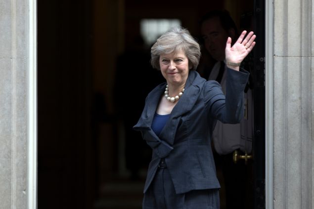 Prime Minister-in-waiting, Theresa May.