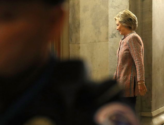 Democratic presidential candidate Hillary Clinton.