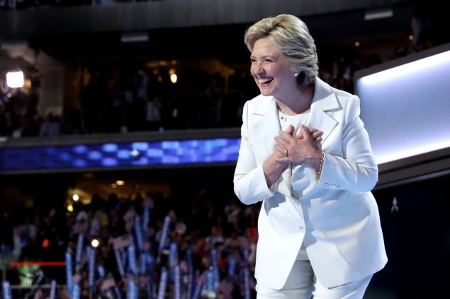 Democratic presidential candidate Hillary Clinton.