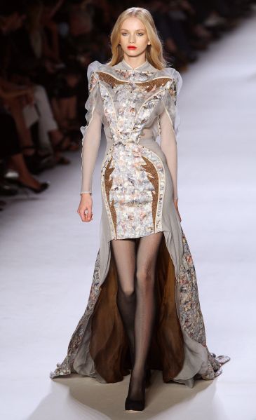 A look from Theyskens' final range at Nina Ricci