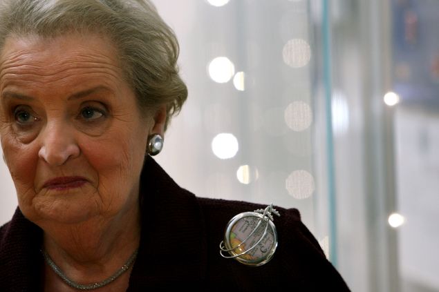 Madeleine Albright pins