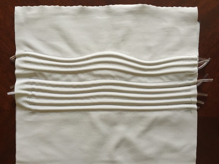 An example of tubular knitting from an industry collaboration with RISD. The tubes offer a system to carry fluids for temperature control or energy systems.