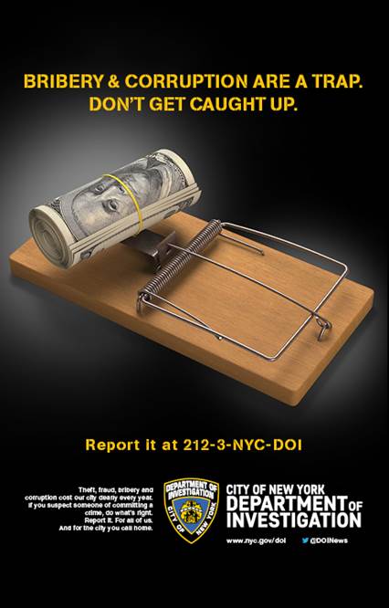 A friendly reminder from the Department of Investigation.