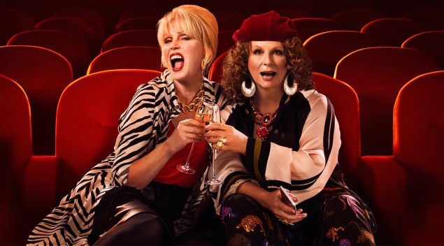 Joanna Lumley and Jennifer Saunders in Absolutely Fabulous!.