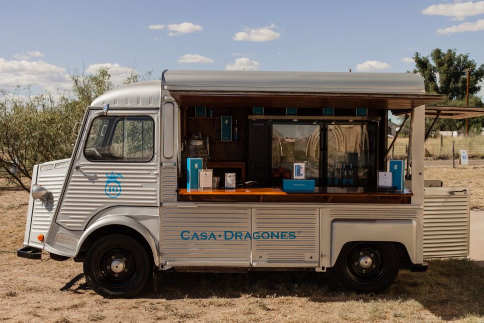 The Casa Dragones mobile bar