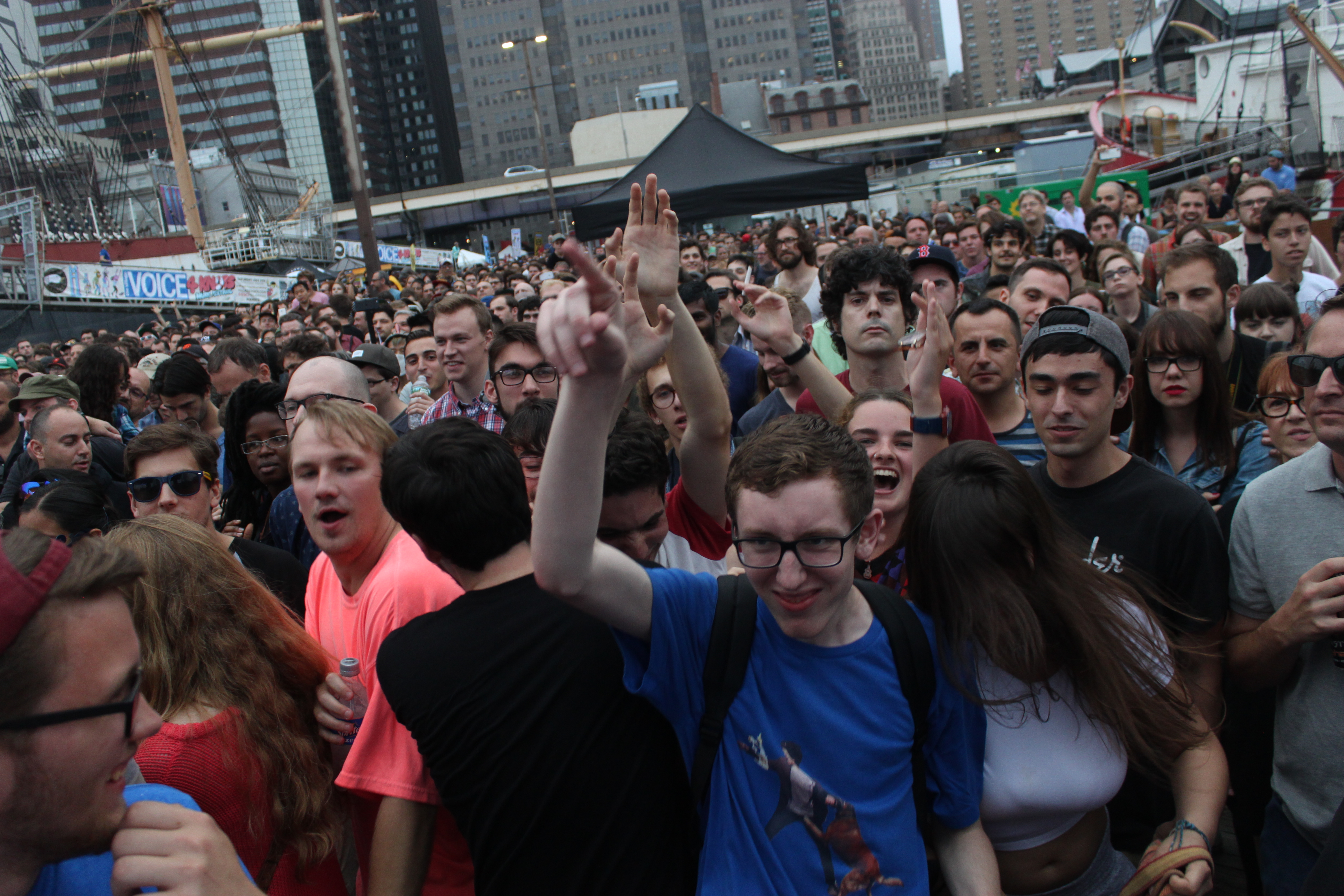 The Crowd at Pier 17
