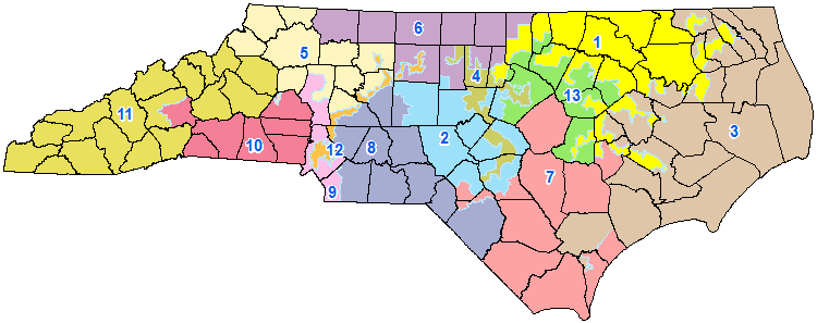North Carolina's congressional districts