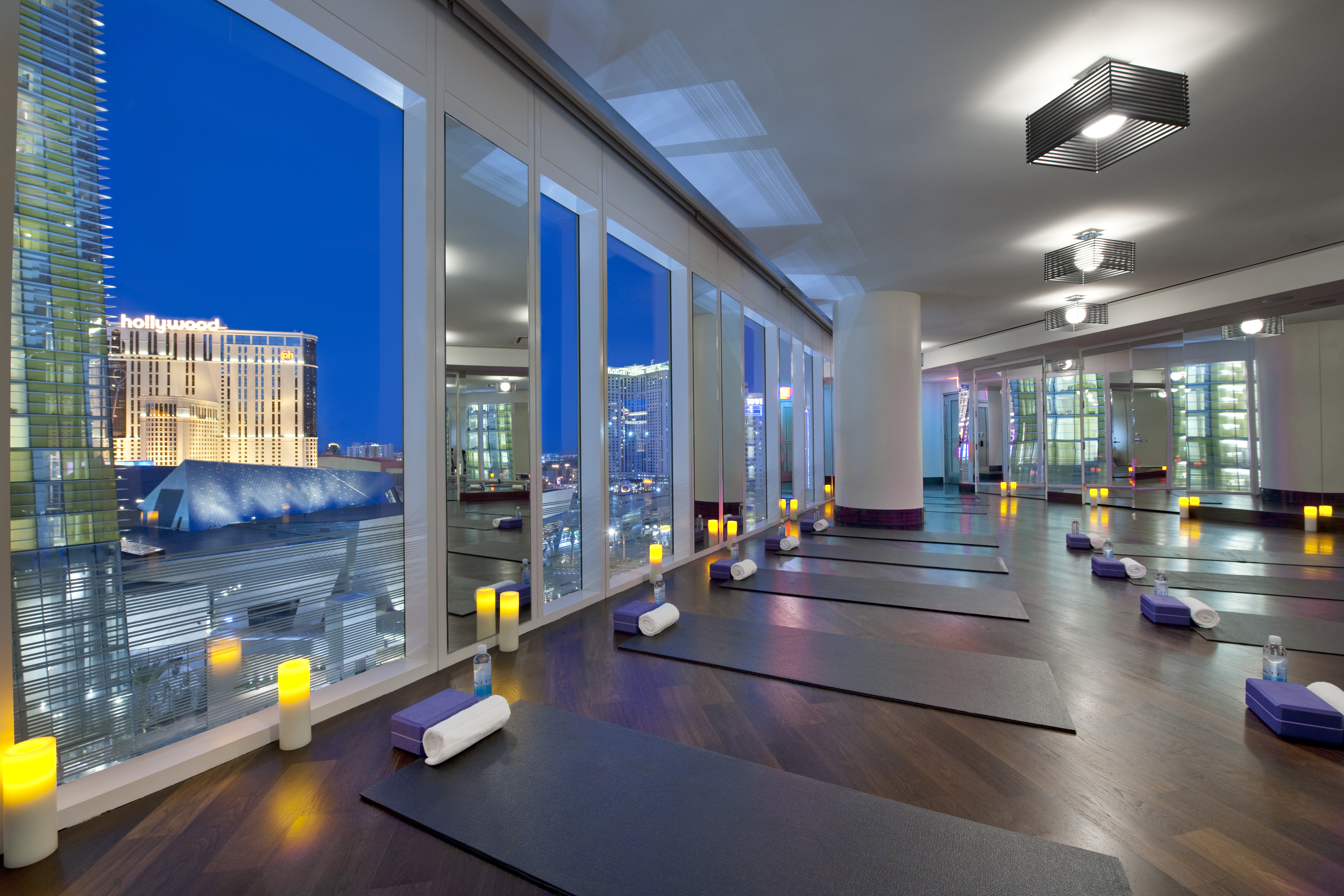 Yoga over the Vegas Strip?
