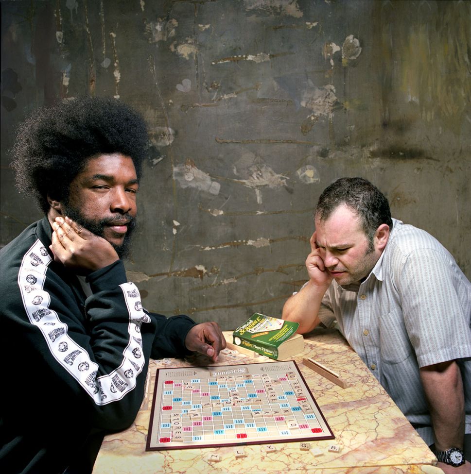 Lewis with musician Questlove.