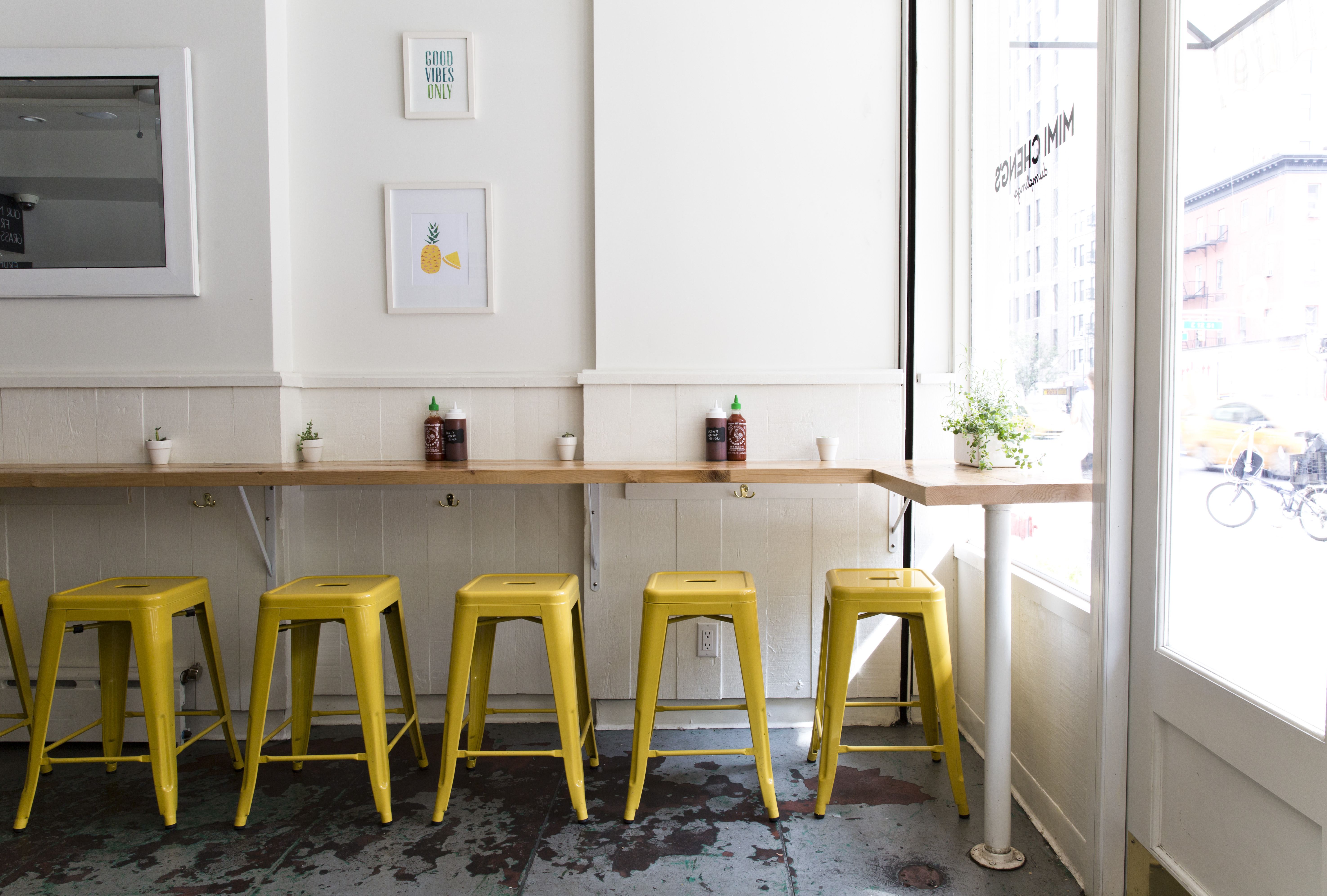 The East Village location is an extension of Hannah and Marian's home decor.