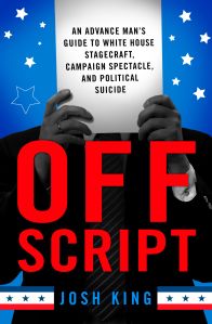 King's new book, "OFF SCRIPT," was published in April 2016.