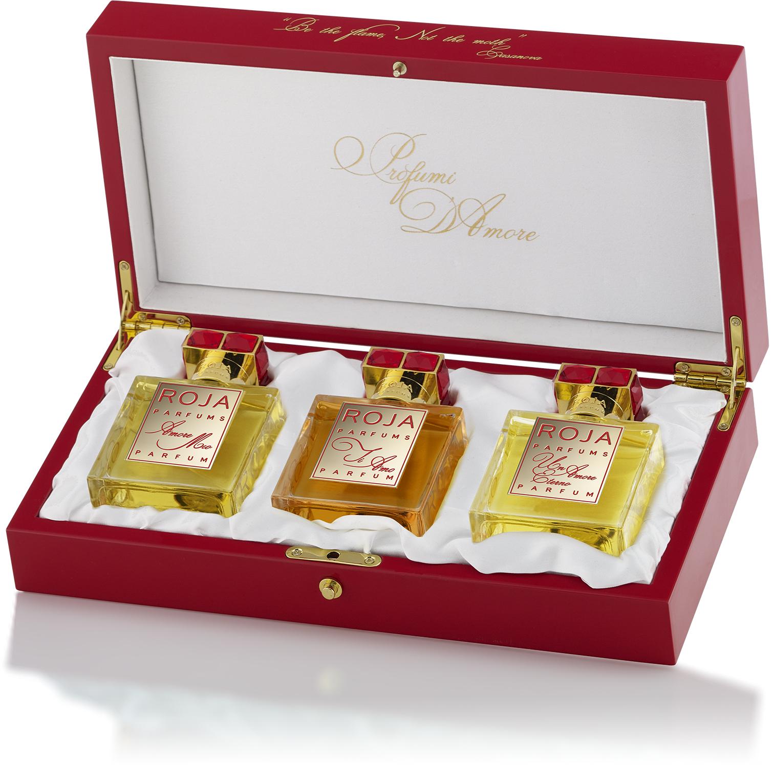 Profumi Damore collection parfum. PHOTO CREDIT: Courtesy Roja Dove