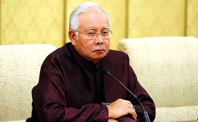 Najib Razak.