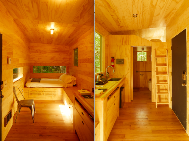 Interior views of the Isidore. The exterior view is at the top.
