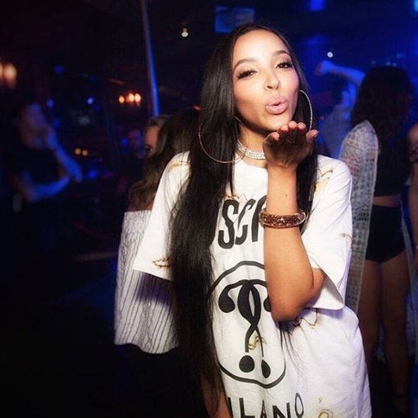 Tinashe's most recent Instagram upload says, "tinashenowThey will never love you like I love you, babe 💘."