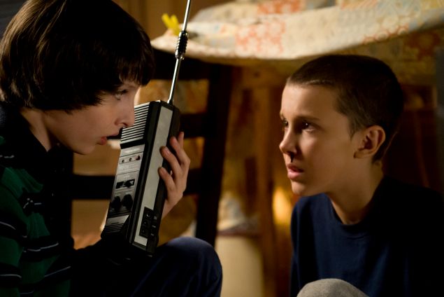 Finn Wolfhard and Millie Bobby Brown.