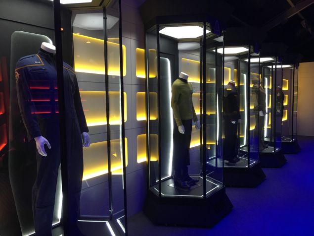 Various Captains' uniforms.