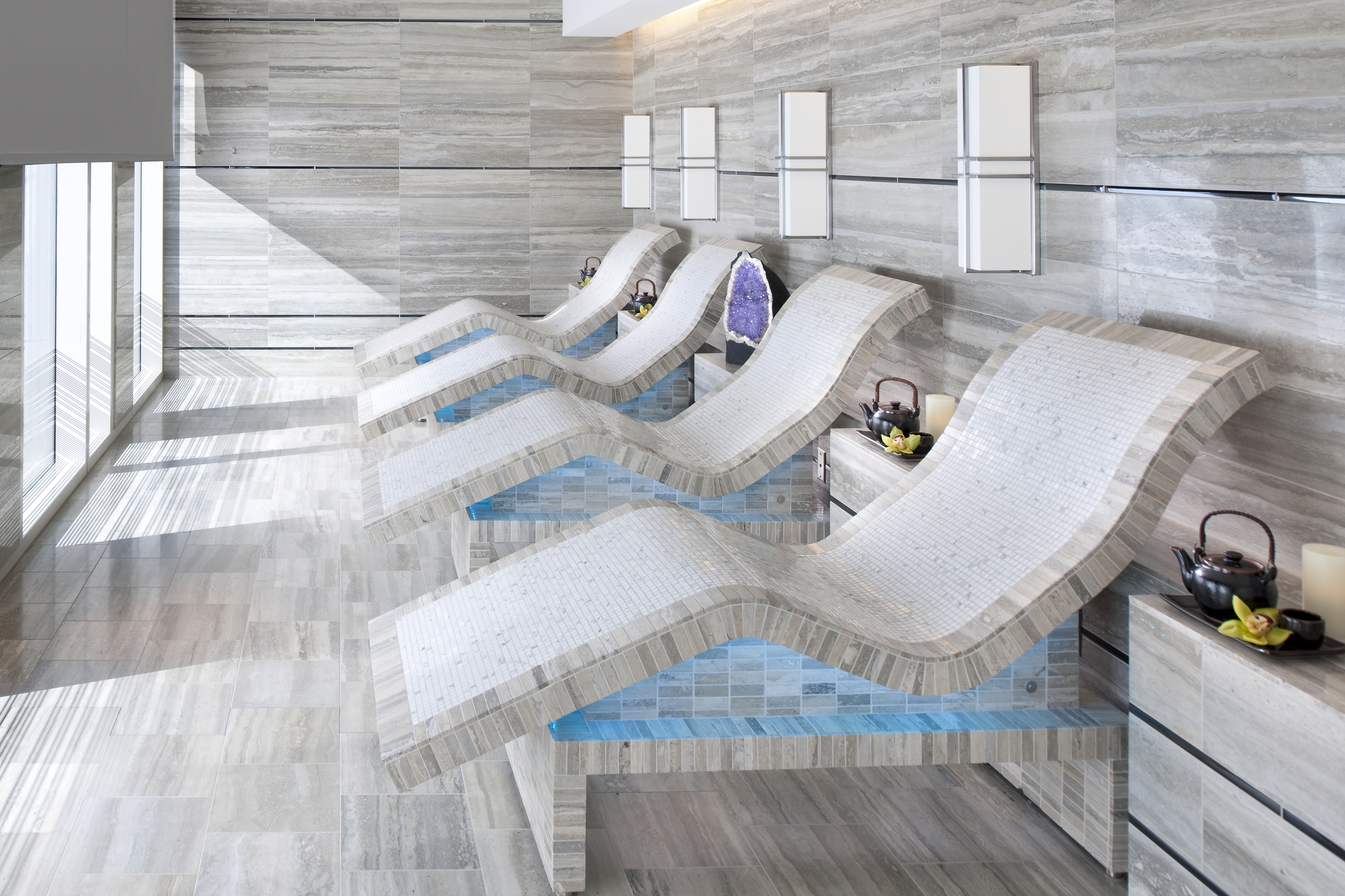 Tepidarium chairs.